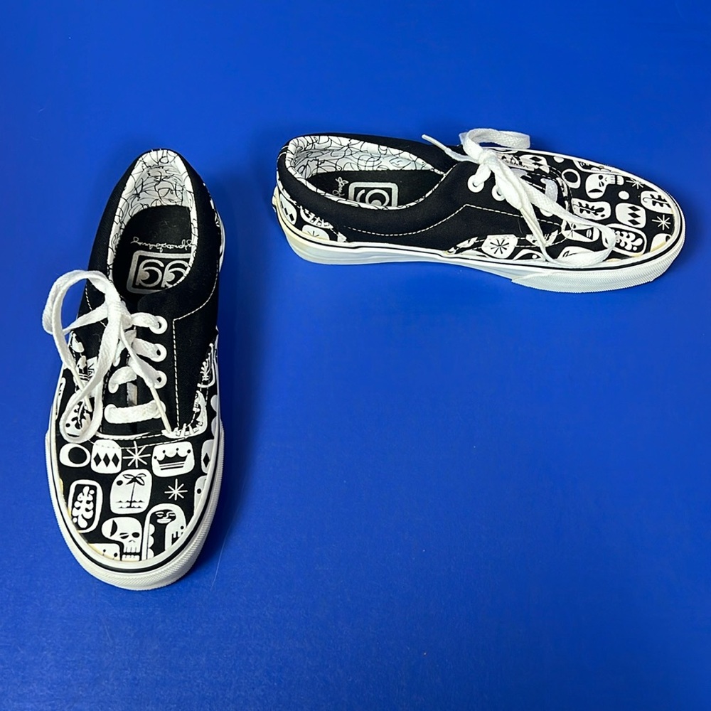 Vans Galinsky Pattern Artwork Lace Up Sneakers 5.5 Men’s 7 Women’s